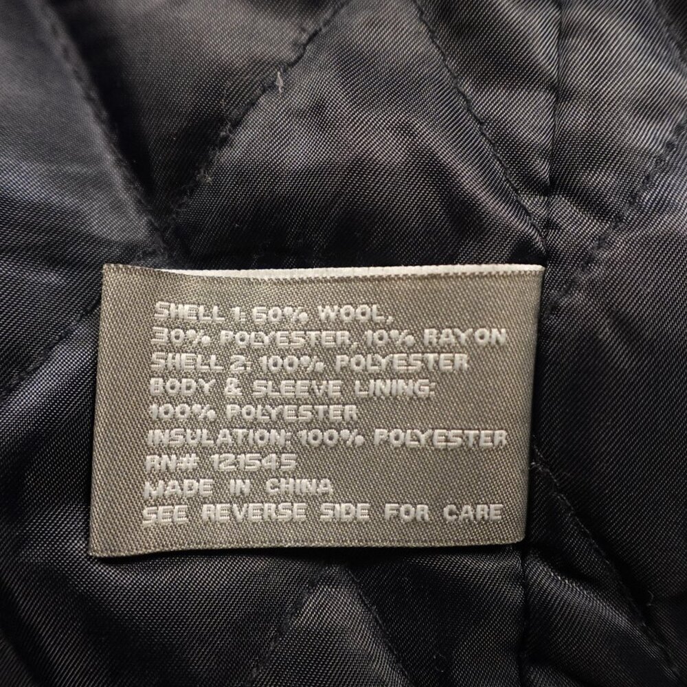 Michael Kors Wool-Blend Quilted Lined Jacket - Men's Size XXL Black‎ - Picture 10 of 13